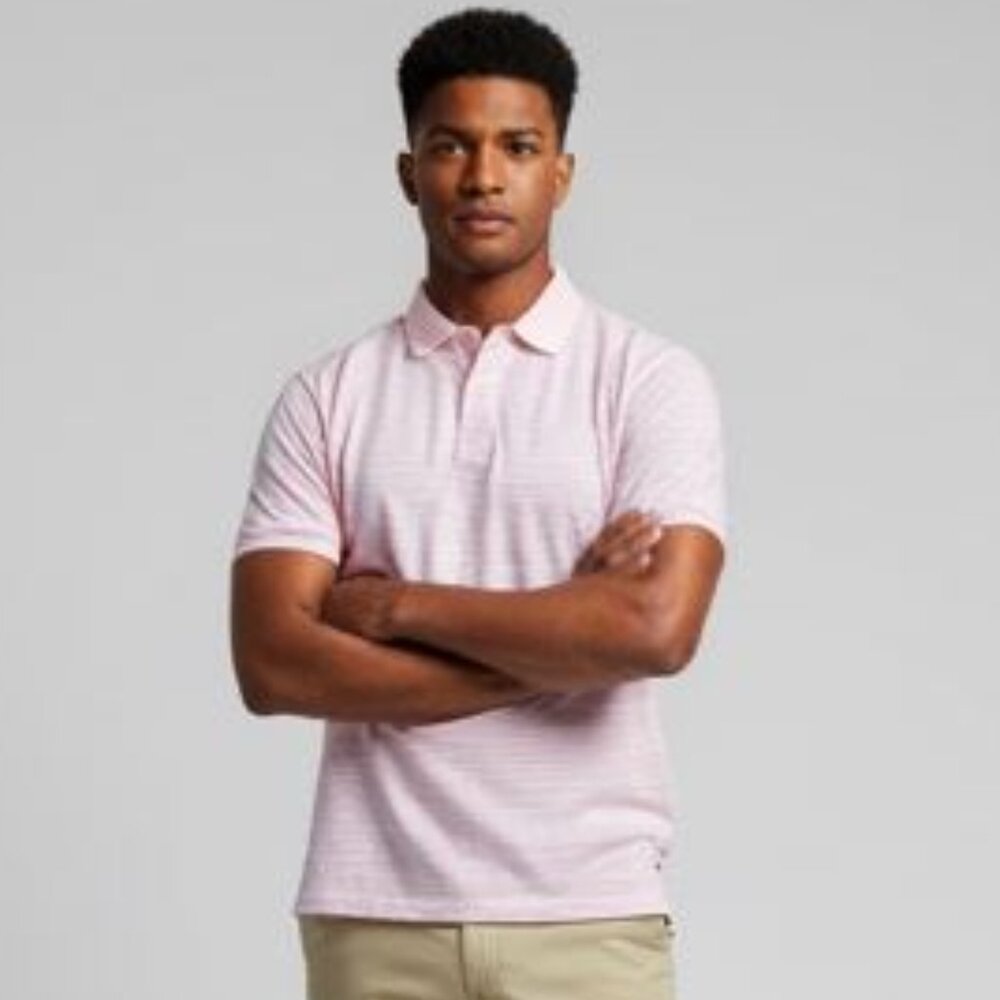 Carnoustie Polo Shirt Mens Large Pink Four Seasons Resort Las Vegas Sport